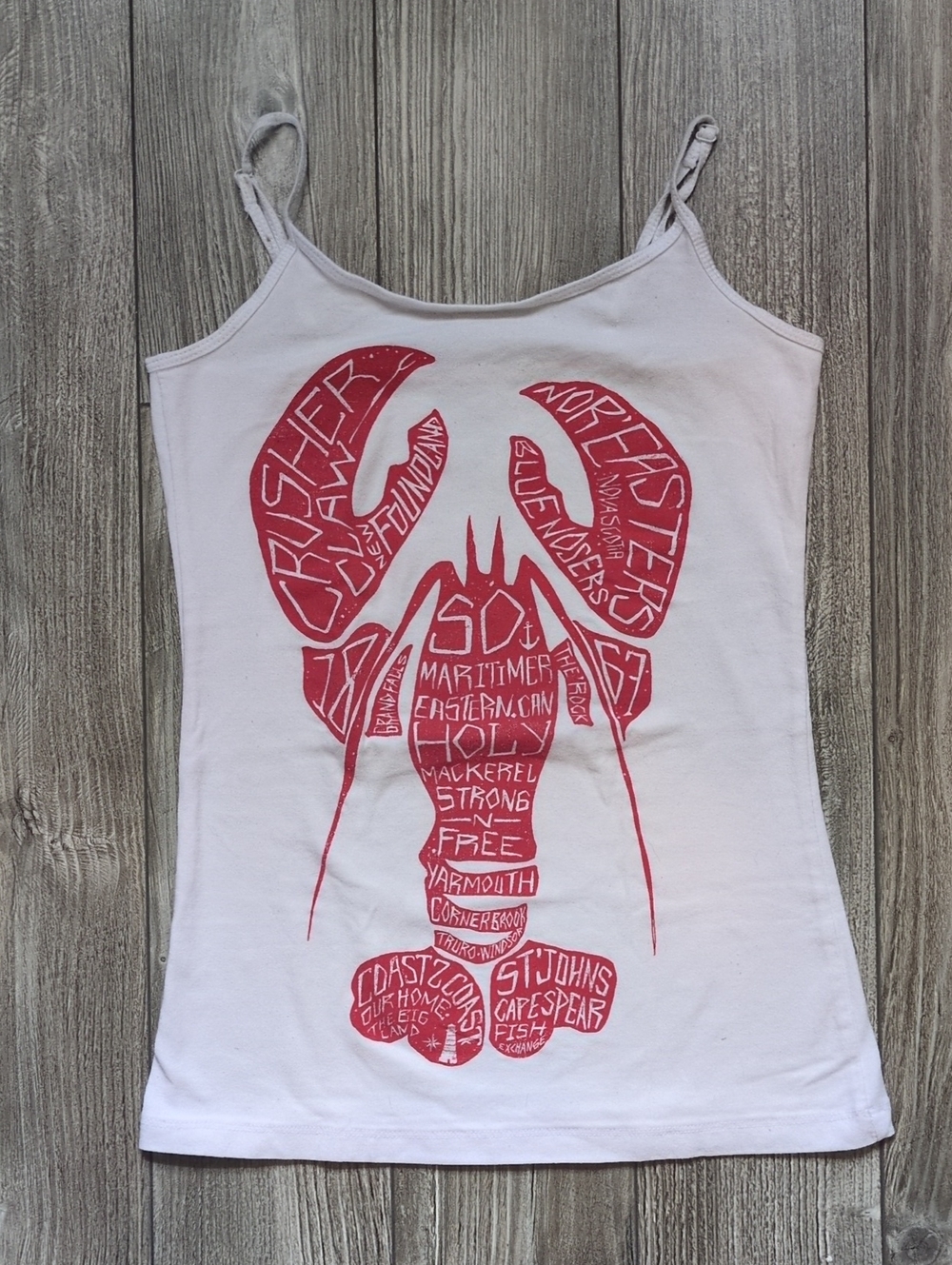 Atlantic Canada Lobster Graphic Tank Top XS